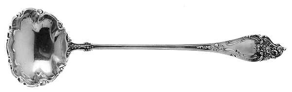 Altair (Sterling, 1904, No Monograms) Solid Piece Cream Ladle