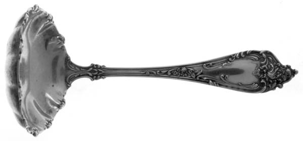 Altair (Sterling, 1904, No Monograms) Small Gravy Ladle, Solid Piece