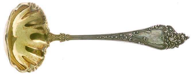 Altair (Sterling, 1904, No Monograms) Solid Piece Cream Ladle