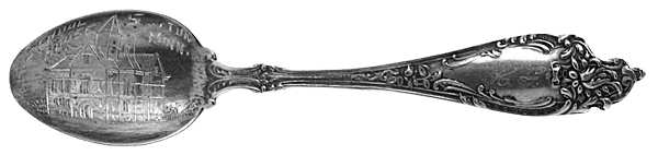 Altair (Sterling, 1904, No Monograms) Souvenir Spoon (Demitasse)