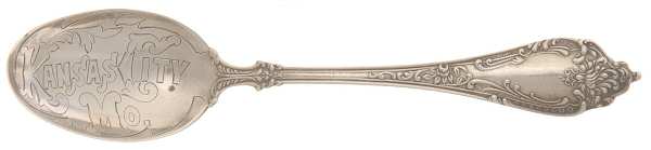 Altair (Sterling, 1904, No Monograms) Souvenir Spoon (Five O'Clock)