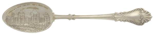 Bead (Sterling, 1890) Souvenir Spoon (Five O'Clock)