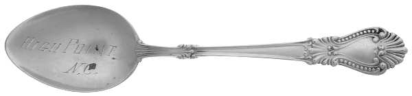 Bead (Sterling, 1890) Souvenir Spoon (Demitasse)