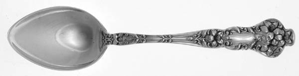 Bridal Flower (Sterling, 1910, No Monograms) Demitasse Spoon