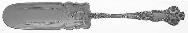 Bridal Flower (Sterling, 1910, No Monograms) Jelly Scoop Solid Piece