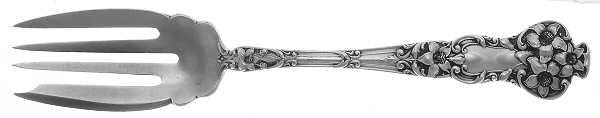 Bridal Flower (Sterling, 1910, No Monograms) Individual Salad Fork