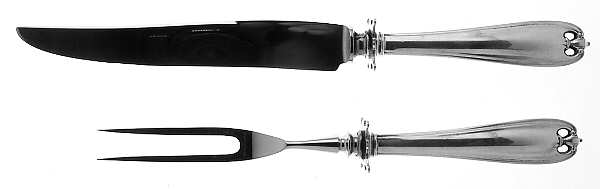Carrollton (Sterling, 1914) Small Stainless Blade 2-Piece Steak Carving Set