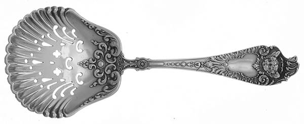 Cherub (Sterling, 1895) Solid Bon Bon Spoon with Pierced Bowl