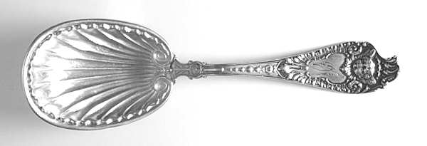 Cherub (Sterling, 1895) Monogram Sugar Shell Spoon