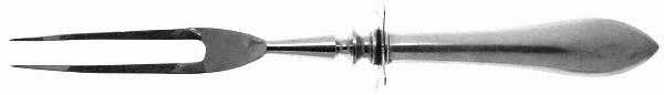 Colonial Antique (Sterling, 1922) Large Stainless-Prong Roast Carving Fork