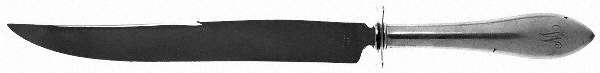 Colonial Antique (Sterling, 1922) Large Stainless Blade Roast Carving Knife