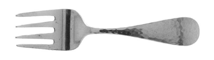 Colonial Antique-Hammered (Sterling, 1922) Baby Fork