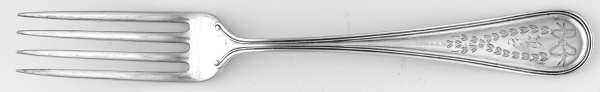 Commonwealth-Engraved (Sterlng, 1908) Monogram Fork