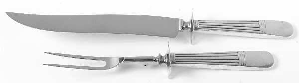 Dorian (Sterling, 1904) Large 2-Piece Roast Carving Set w/Stainless Blade