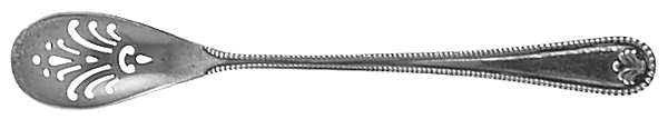 Dorchester (Stlng, 1905) Pierced Bowl Short Handle Olive Spoon