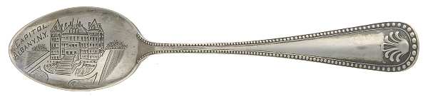 Dorchester (Stlng, 1905) Souvenir Spoon (Five O'Clock)