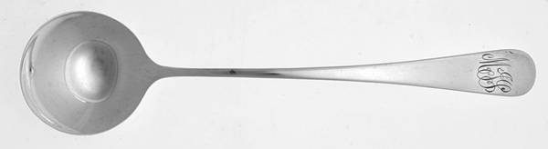 Etiquette (Sterling, 1923) Large Short Handle Chocolate Spoon