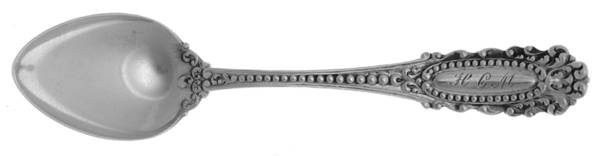 Eugenie (Sterling, 1895) Monogram Demitasse Spoon