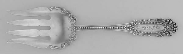 Eugenie (Sterling, 1895) Solid Salad Serving Fork