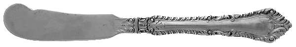 Foxhall (Sterling, 1942) Flat Handle Butter Spreader by Watson