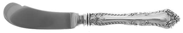 Foxhall (Sterling, 1942) Butter Spreader Hollow Hdl-Paddle/Stainless Blade by Watson