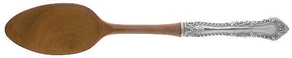 Foxhall (Sterling, 1942) Salad Serving Spoon with Wooden Bowl by Watson