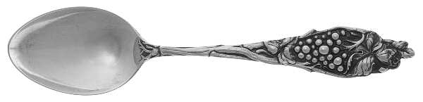 Fruit Series #1 (Sterling) Five O'Clock Spoon