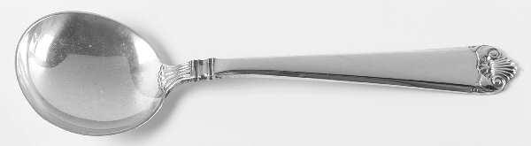 George II (Sterling, 1937) Round Bowl Soup Spoon (Cream Soup)
