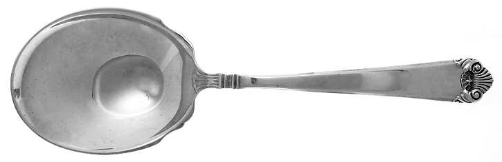 George II (Sterling, 1937) Large Solid Berry/Casserole Spoon