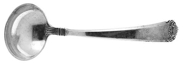 George II (Sterling, 1937) Solid Piece Cream Ladle