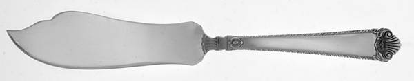 George II Rex-Handchsd (Sterling, 1936) Large Flat Handle Master Butter Knife