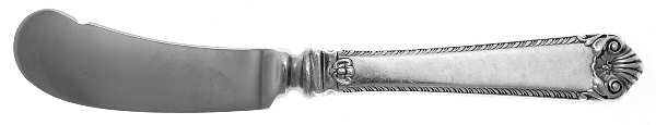 George II Rex-Handchsd (Sterling, 1936) Butter Spreader Hollow Hdl-Paddle/Stainless Blade