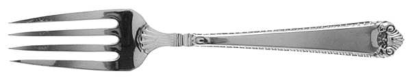 George II Rex-Handchsd (Sterling, 1936) Individual Salad Fork