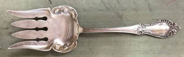 Jefferson (Sterling, 1900) Small Solid Fish Serving Fork