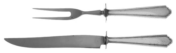 John Alden (Sterling, 1911) Small 2-Piece Steak Carving Set w/Stainless Blade