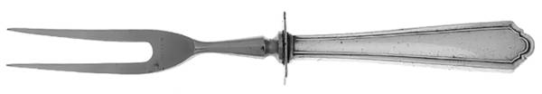 John Alden (Sterling, 1911) Small Steak Carving Fork with Stainless Prongs