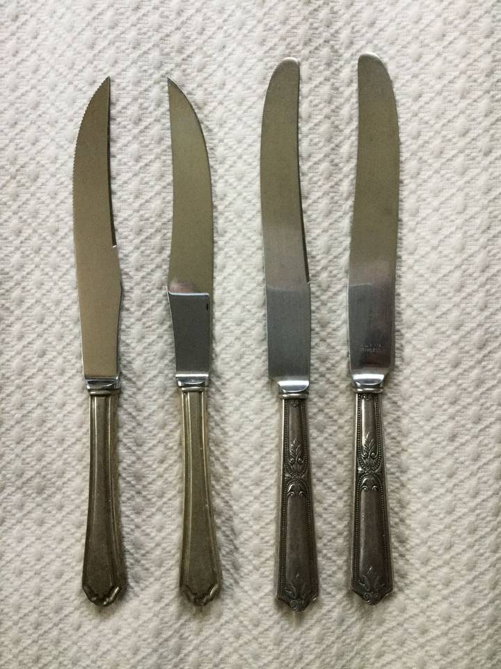 John Alden (Sterling, 1911) Individual Steak Knife Hollow Handle