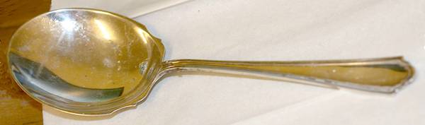 John Alden (Sterling, 1911) Large Solid Berry/Casserole Spoon