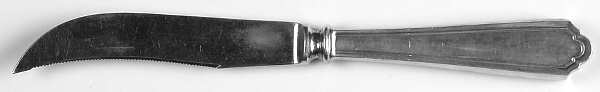 John Alden (Sterling, 1911) Orange Knife with Silverplate Blade