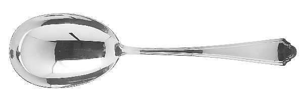John Alden (Sterling, 1911) Oversize Solid Salad Serving Spoon by Watson