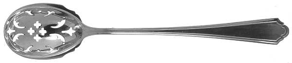 John Alden (Sterling, 1911) Pierced Bowl Short Handle Olive Spoon
