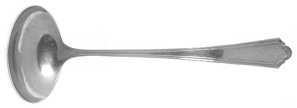 John Alden (Sterling, 1911) Solid Piece Cream Ladle