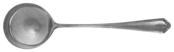 John Alden (Sterling, 1911) Round Bowl Soup Spoon (Cream Soup)