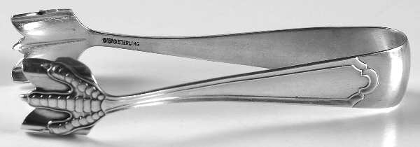 John Alden (Sterling, 1911) Solid Individual Asparagus Tongs