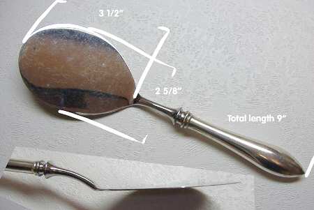 John Adams (Sterling, 1911) Egg Server with Silverplate Blade