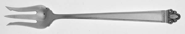 Juliana (Sterling, 1938) Short Handle Pickle/Olive Fork