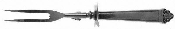 Juliana (Sterling, 1938) Large Stainless-Prong Roast Carving Fork