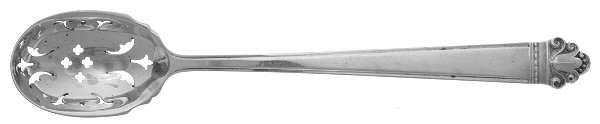 Juliana (Sterling, 1938) Pierced Bowl Short Handle Olive Spoon