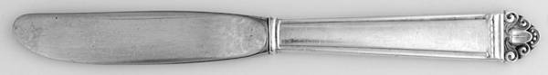 Juliana (Sterling, 1938) Modern Hollow Butter Spreader (Stainless)