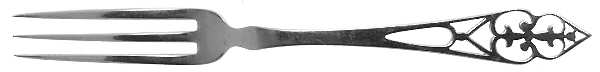 King George (Sterling, 1920) Individual Berry Fork